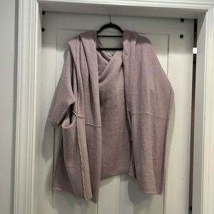 Purple Comfy Long Low Sleeves Free People Cardigan